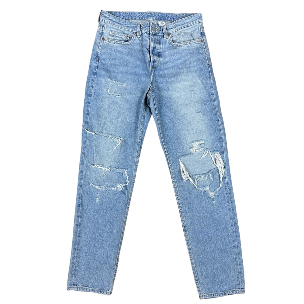 Garage Denim Distressed Boyfriend Jeans